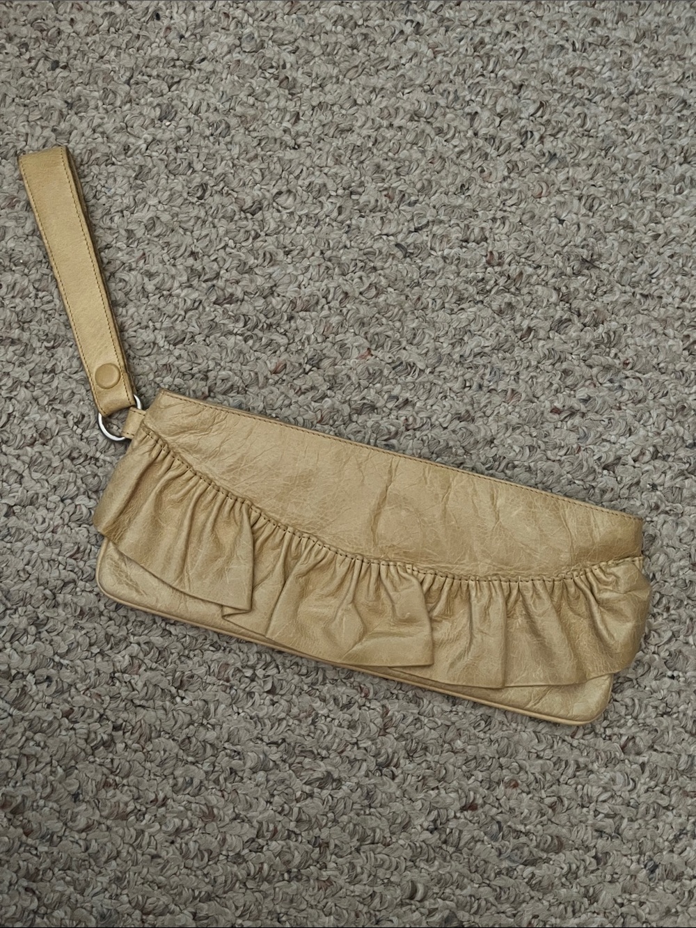 HOBO Clutch with Ruffles